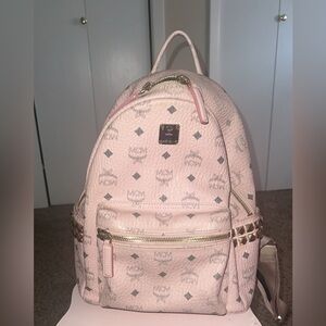 Authentic MCM pink backpack